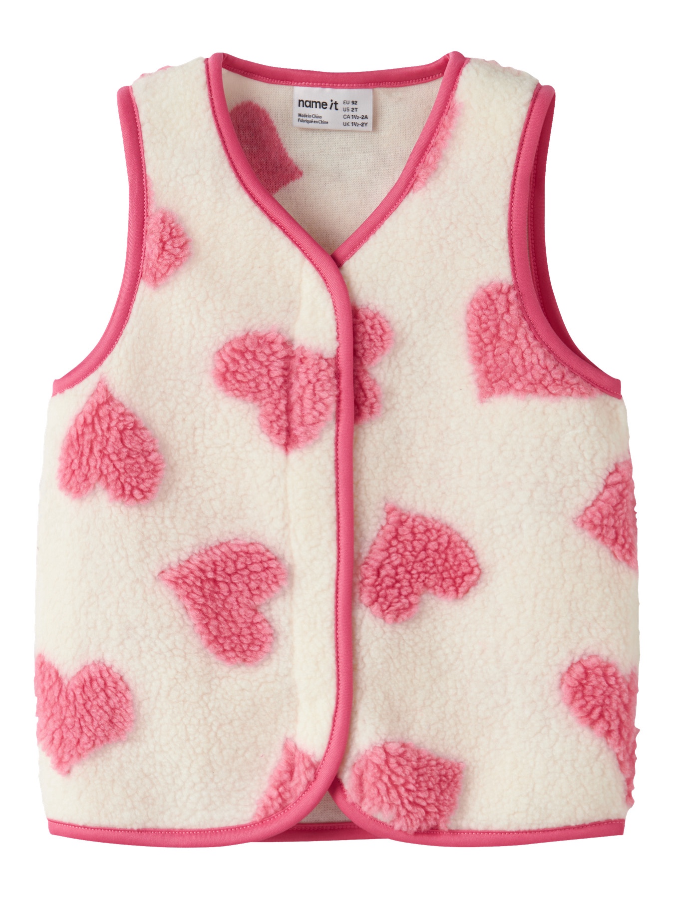 Name it Mini LARA TEDDY VEST White