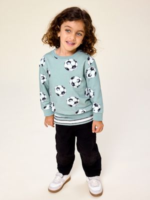 Name it Mini LOUIE LS NREG SWEAT BRU BOX Green