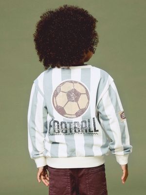 Name it Mini LANE LS NREG SWEAT BRU White