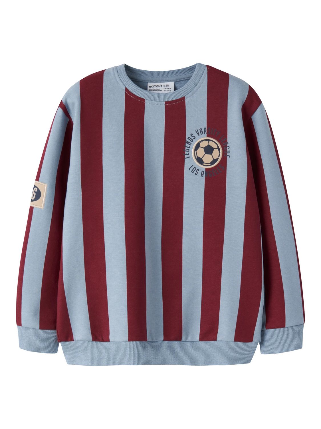 Name it Mini LANE LS NREG SWEAT BRU Blue