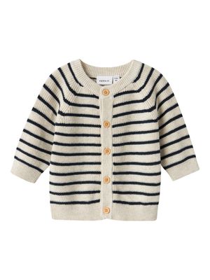 Name it Baby MAST LS KNIT CARD NOOS White
