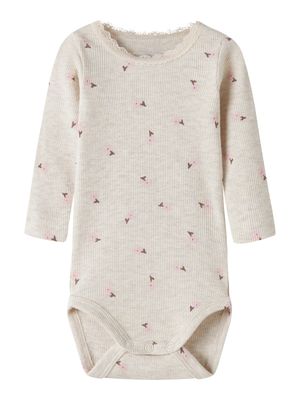 Name it Baby LAUREL LS BODY White
