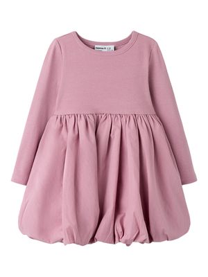 Name it Mini LEILANI LS BALLOON DRESS Purple