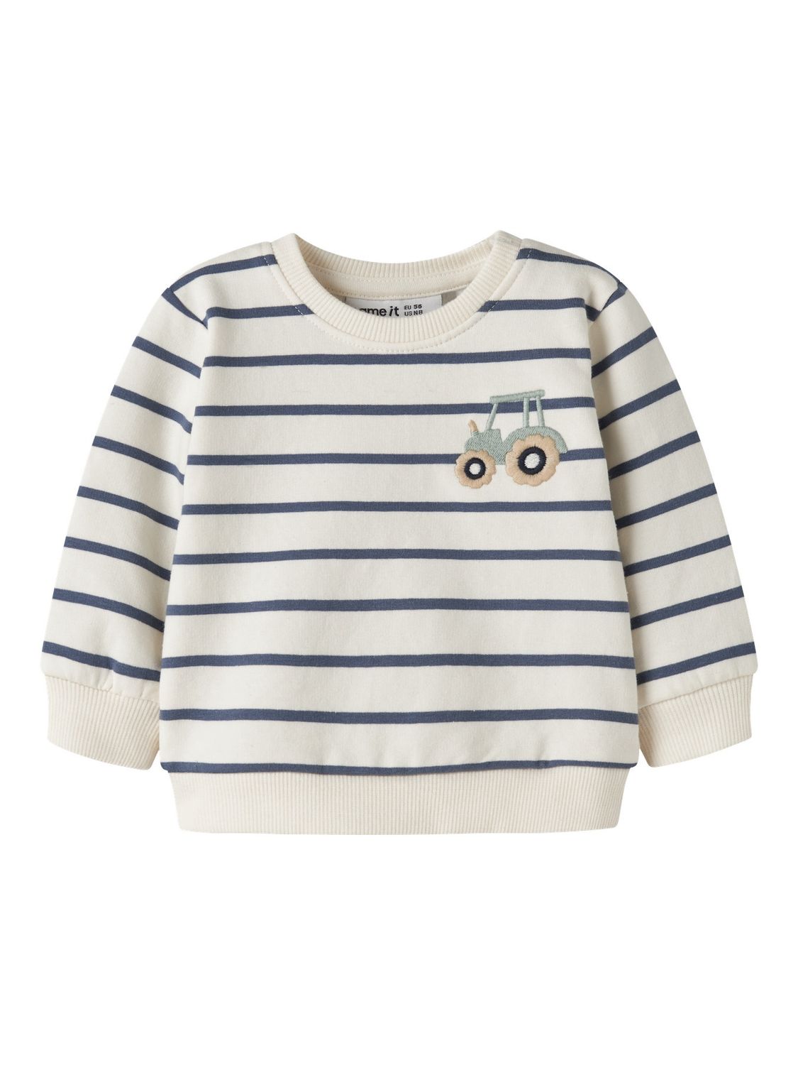 Name it Baby LARSBO LS SWEAT BRU White