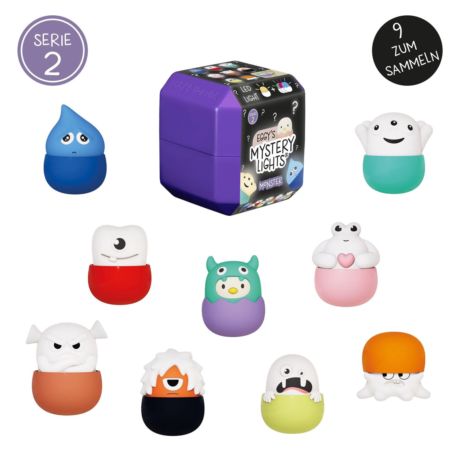 Eggy's Surprise lampje monster LED oplaadbaar 3+