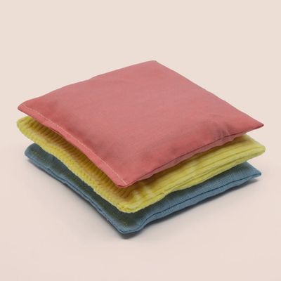 Little Botanic Label sensorische pittenzakjes Pastel set van 3