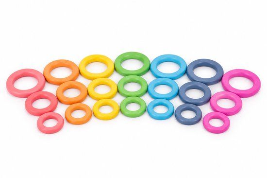 TickiT Regenboog Houten Ringen 21st