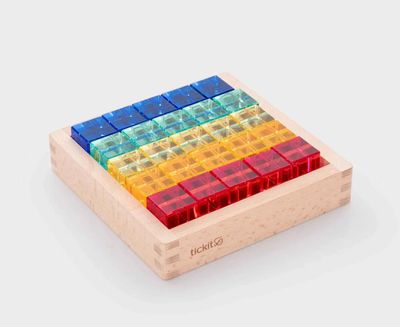 Tickit Edelsteen Kubus Spiegeltray - Pk25 FSC 100%