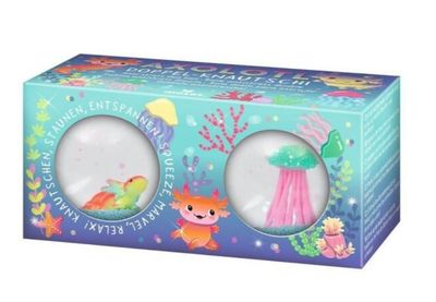 Moses Axolotl Dubbele Anti-Stressbal Assorti