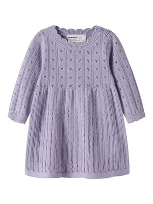 Name it Baby OXENIA LS KNIT DRESS Heirloom Lilac