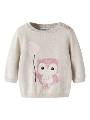 Name it Mini NINETTE LS KNIT Peyote Melange