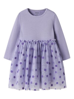 Name it Mini NAGINA LS TULLE DRESS Heirloom Lilac
