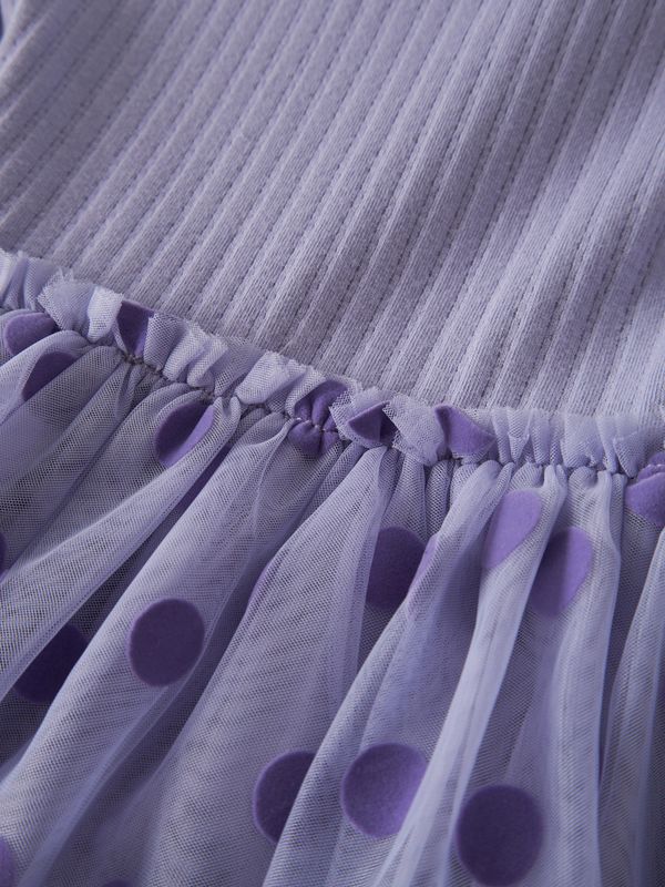 Name it Mini NAGINA LS TULLE DRESS Heirloom Lilac