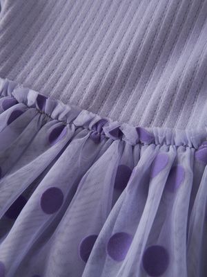 Name it Mini NAGINA LS TULLE DRESS Heirloom Lilac