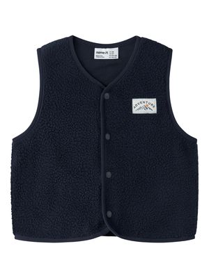 Name it Mini OWE SL NREG TEDDY VEST Navy Blazer