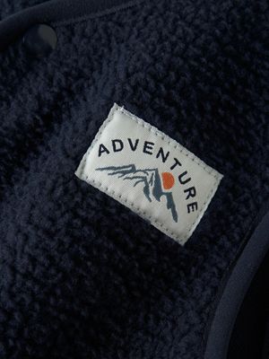 Name it Mini OWE SL NREG TEDDY VEST Navy Blazer