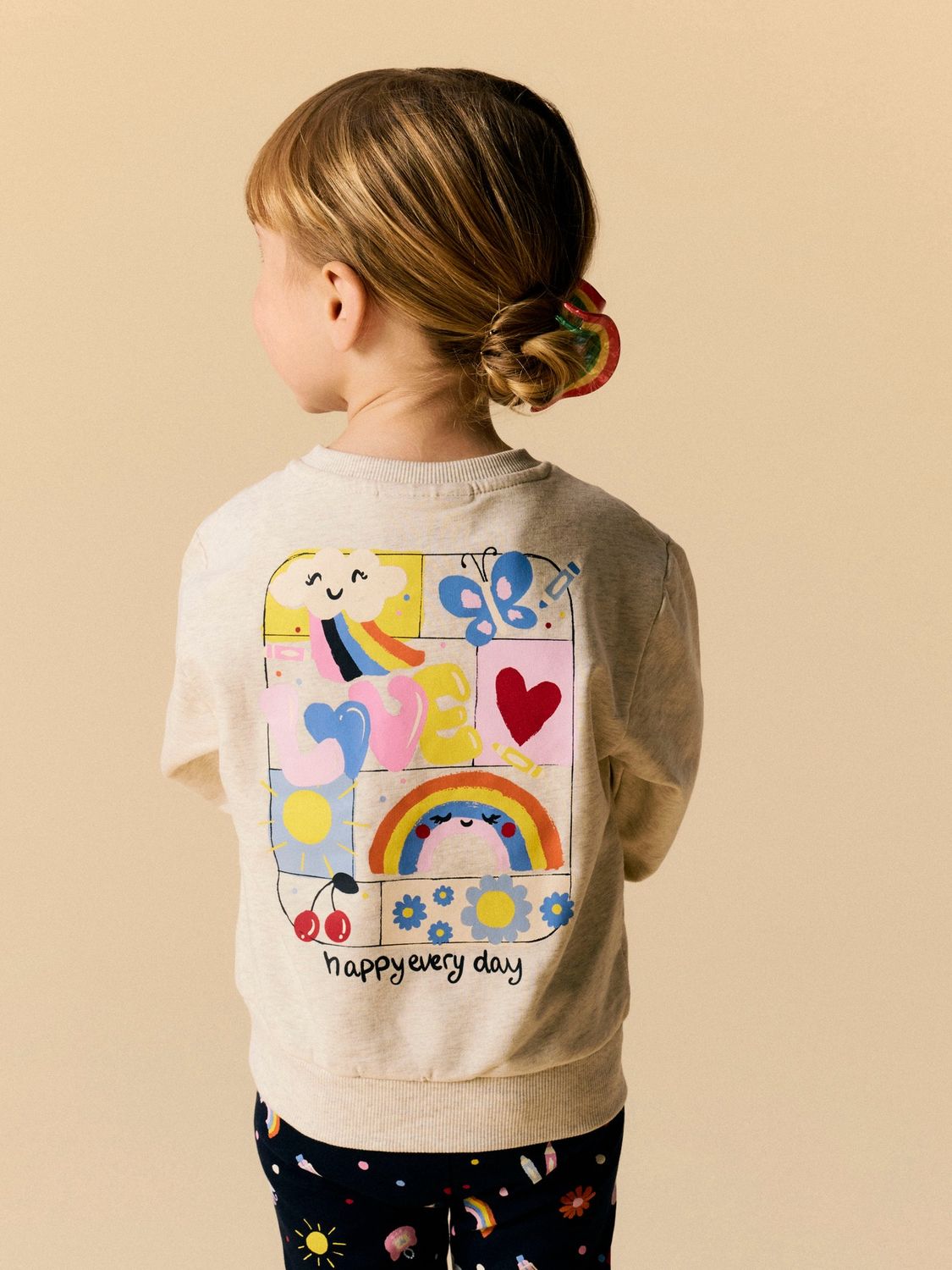Name it Mini LUKA LS NREG SWEAT BRU Peyote Melange