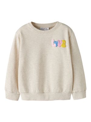 Name it Mini LUKA LS NREG SWEAT BRU Peyote Melange