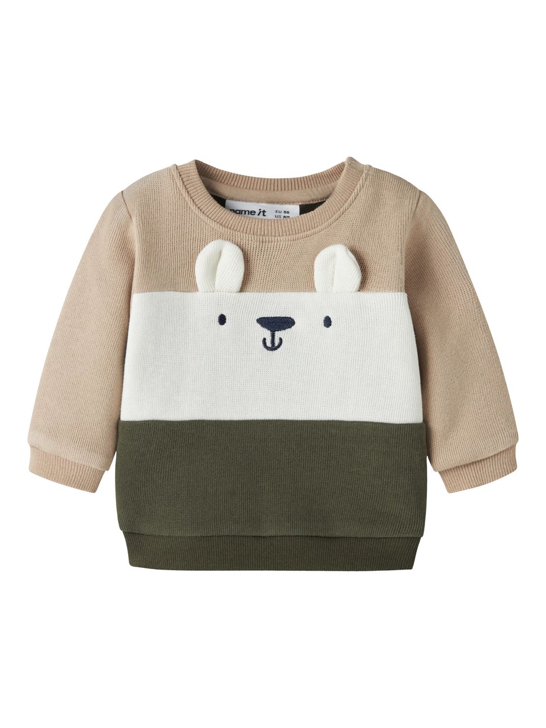 Name it Baby OSTEN LS SWEAT BOX Olive Night