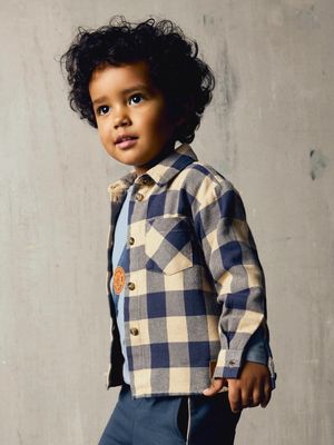 Name it Mini NORIEL LS NREG SHIRT Ombre Blue