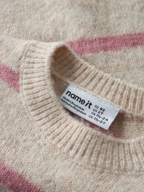 Name it Mini OLENSKA LS KNIT Peyote Melange LILAS