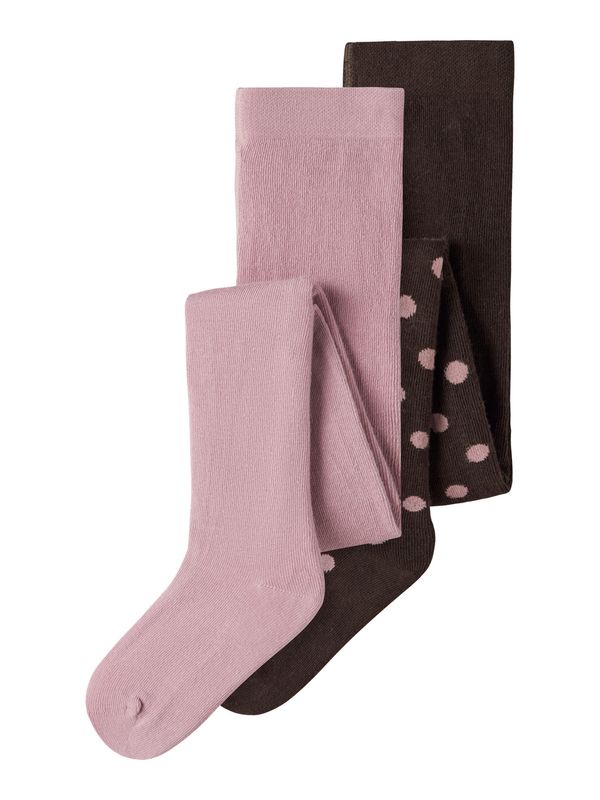 Name it Mini NINA 2P PANTYHOSE Chocolate Plum Lilas Name it Mini NINA 2P PANTYHOSE Chocolate Plum Lilas