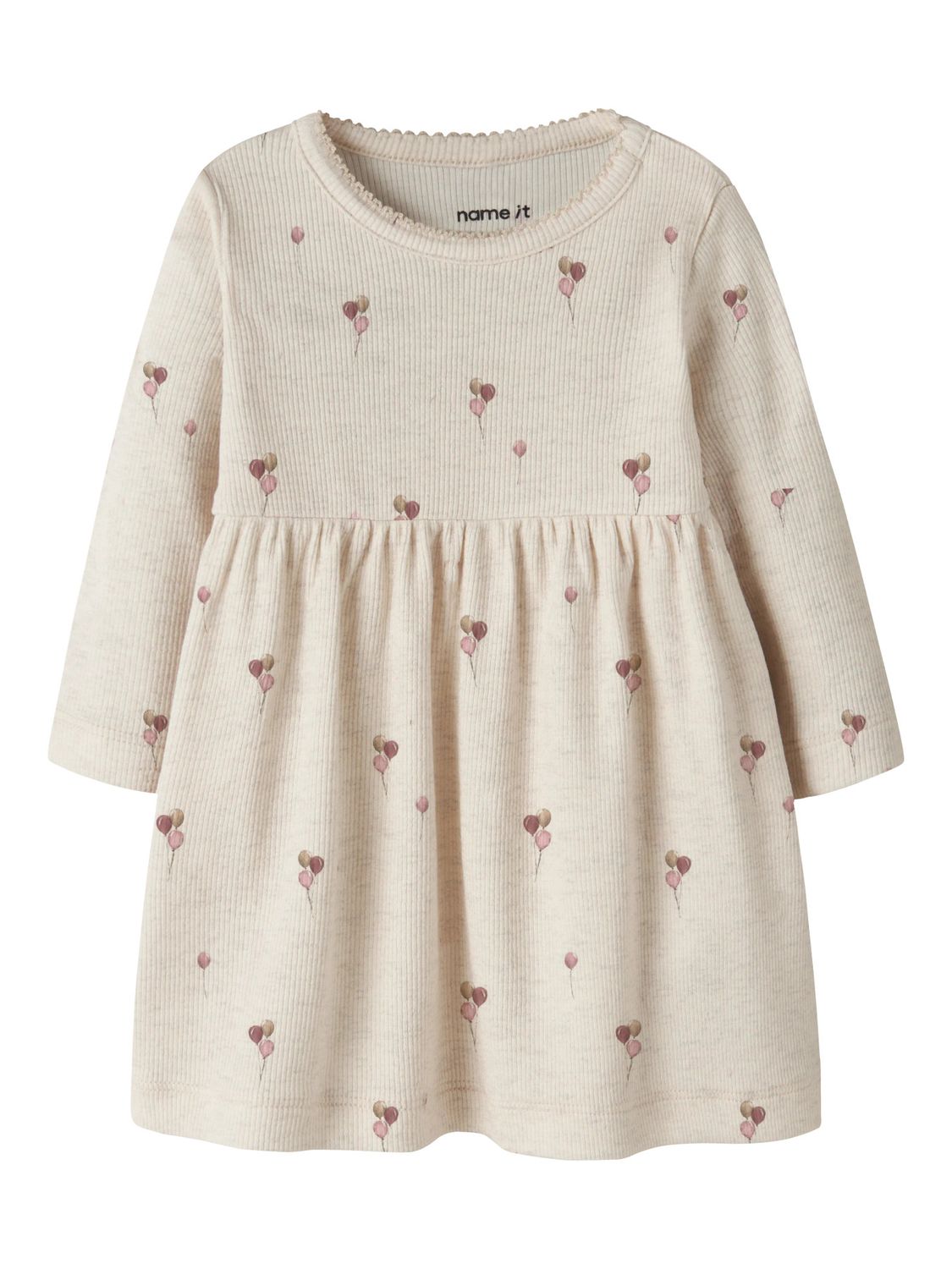 Name it Baby NABILA LS DRESS BOX Peyote Melange
