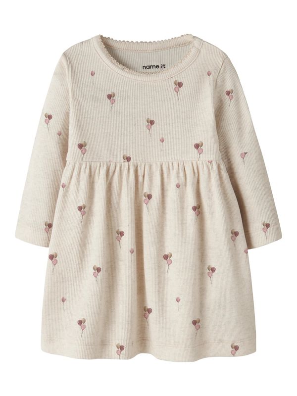 Name it Baby NABILA LS DRESS BOX Peyote Melange Name it Baby NABILA LS DRESS BOX Peyote Melange