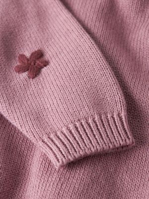 Name it Baby NANNY LS KNIT CARD Lilas FLOWERS