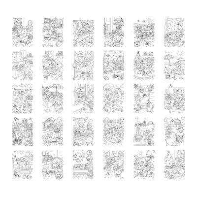 Kidywolf Kidydraw Pad Refill 6+ Huisdieren