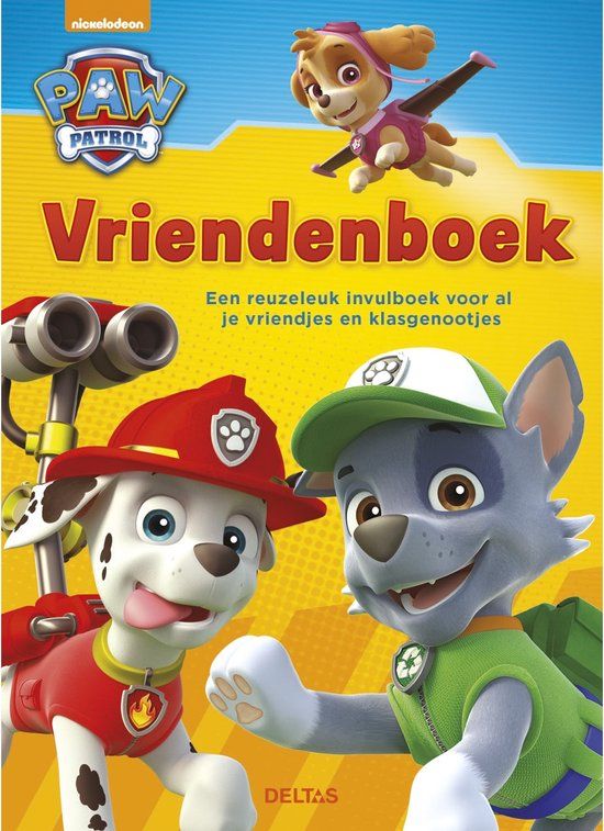 PAW Patrol Vriendenboek Hardcover