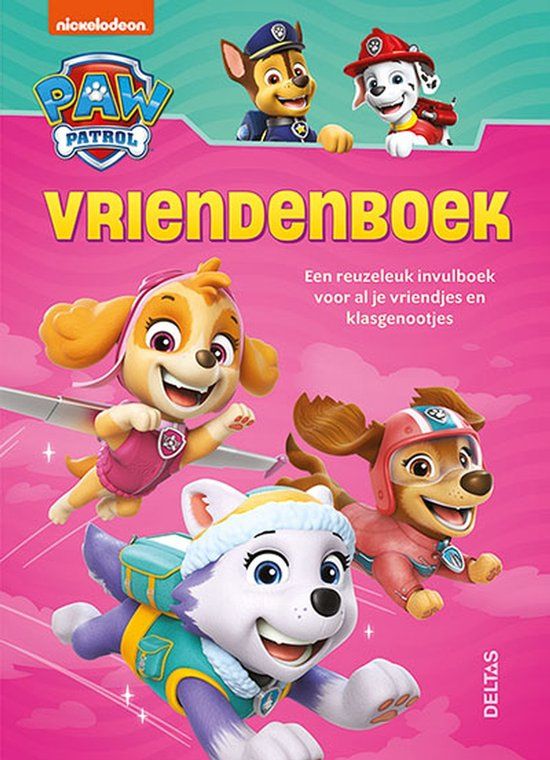 PAW Patrol Vriendenboek (roze)