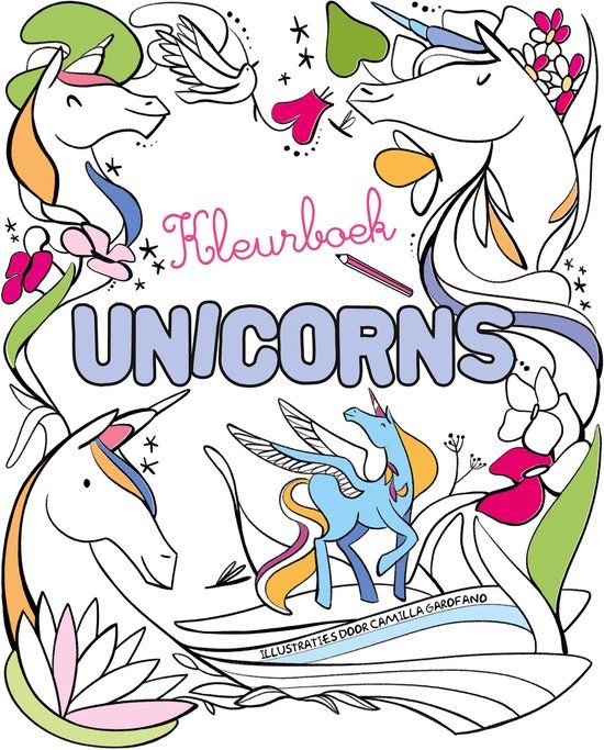 Kleurboek Unicorns - Fabelachtige Designs