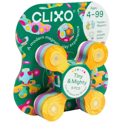 Clixo Tiny &amp; Mighty Jungle magnetische bouwset 9 st.