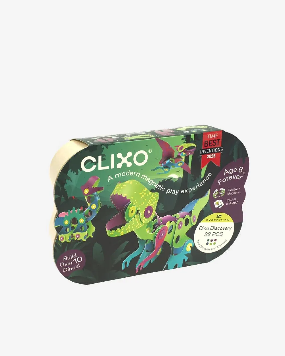 Clixo Dino Discovery magnetische bouwset 22 st.