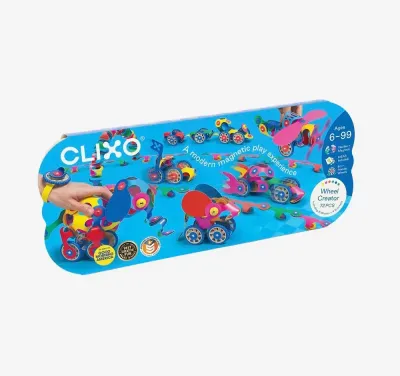 Clixo Wheel Creator Pack magnetische bouwset 72 st.