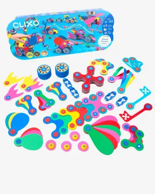 Clixo Wheel Creator Pack magnetische bouwset 72 st.