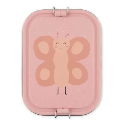 Trixie RVS brooddoos groot Mrs. Butterfly
