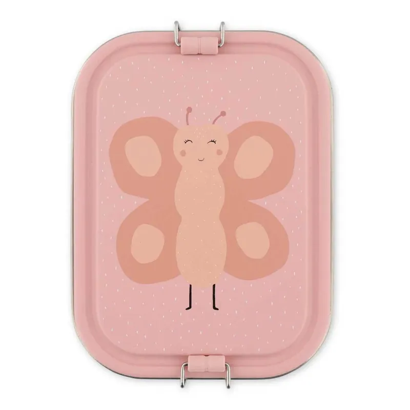 Trixie RVS brooddoos groot Mrs. Butterfly