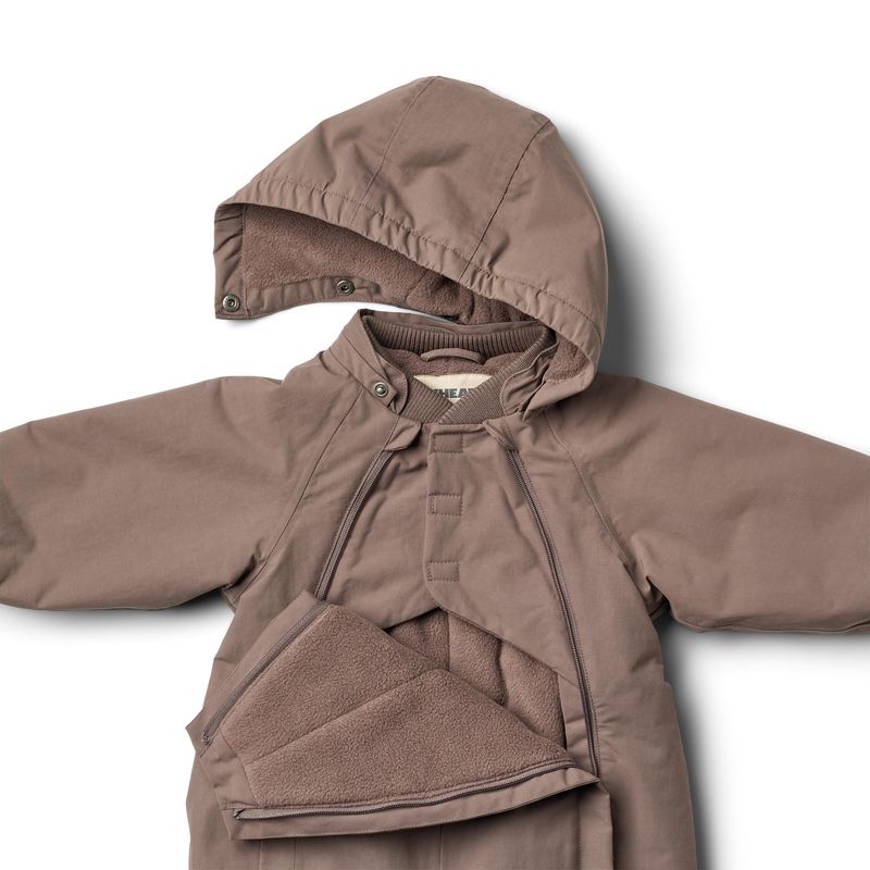 Snowsuit Adi plum truffle
