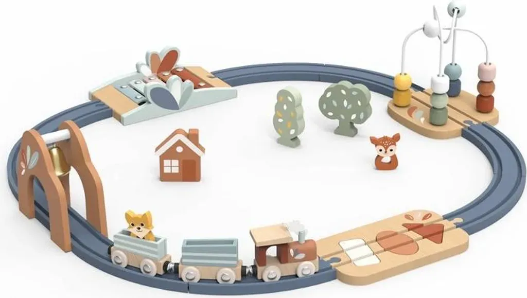 Speedy Monkey Houten Treinbaan Circuit de Train