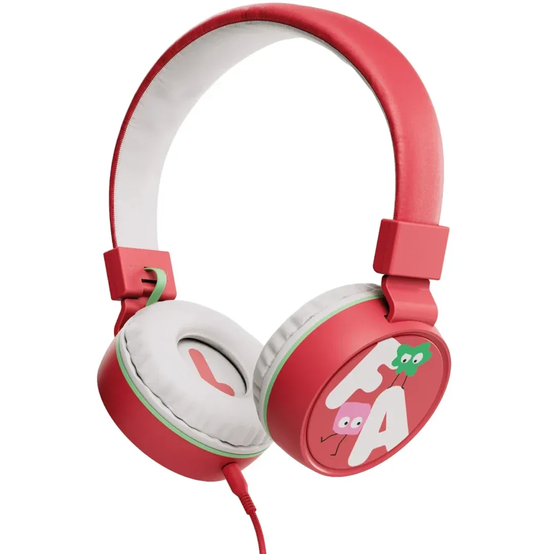 FABA Bedrade Kinderkoptelefoon Tutum Rood