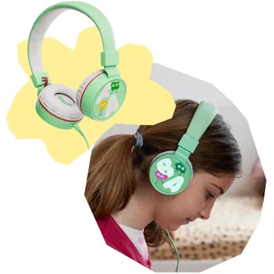 FABA Bedrade Kinderkoptelefoon Tutum Groen