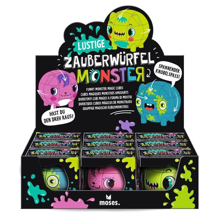 Moses Toverkubus monster 3 assorti