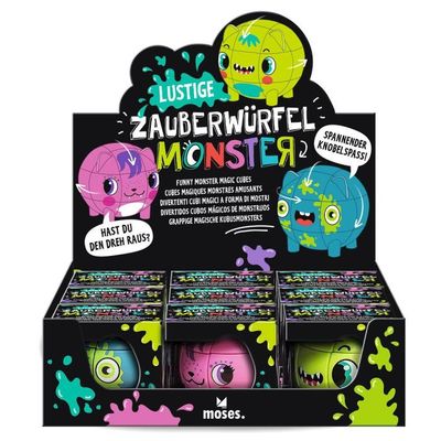Moses Toverkubus monster 3 assorti