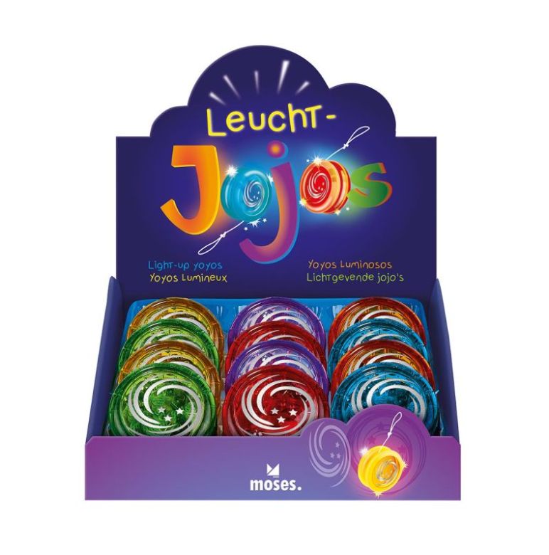 Moses Lichtgevende LED Jojo Assorti 6,3 cm