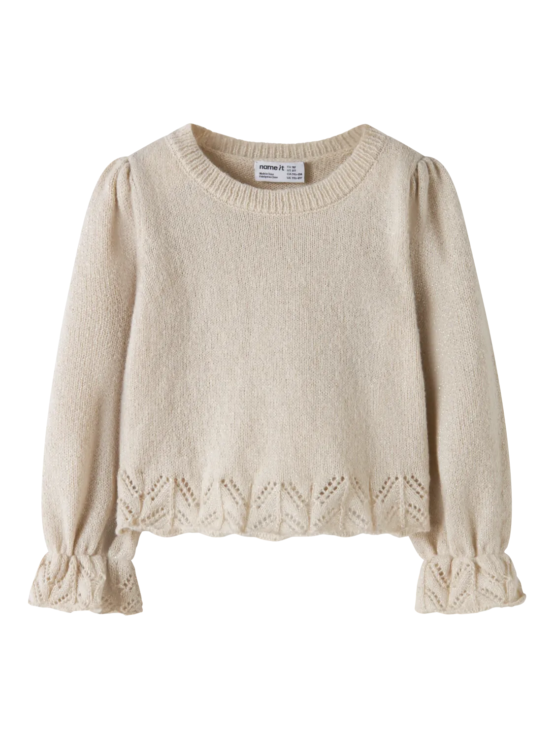 Name it Mini RUEL LS KNIT White