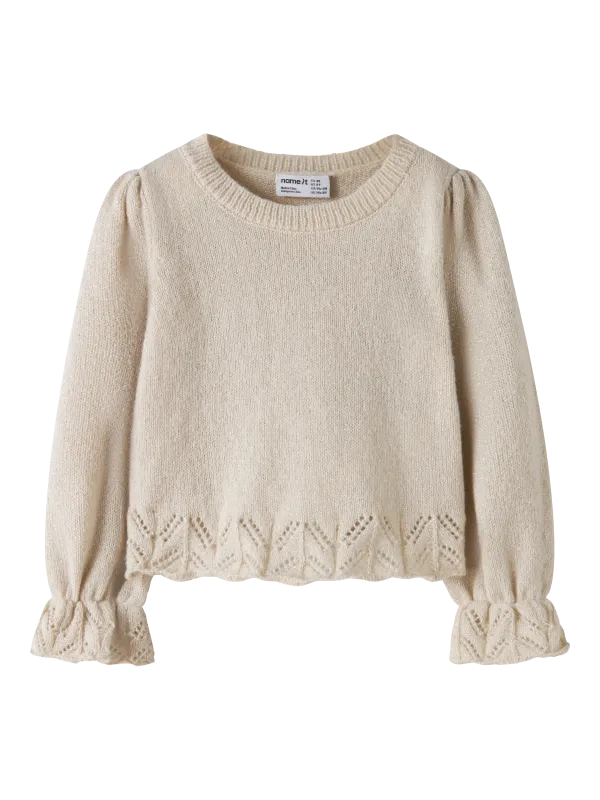 Name it Mini RUEL LS KNIT White