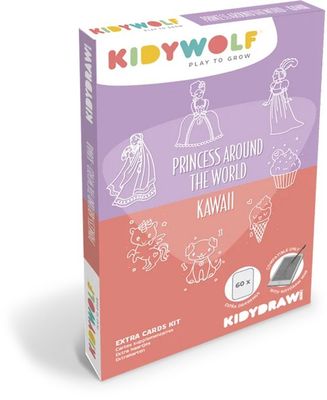 Kidywolf Kidydraw Mini Refill Princessen &amp; Kawai