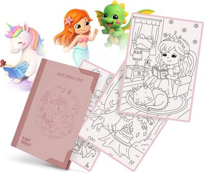 Kidywolf KIDYDRAW-PAD Refill Once Upon a Time (30 illustraties)